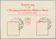 Bundesrepublik Deutschland: 1949, Bundestag 10 (Pf) Mit Plattenfehler: Gebrochen - Usados