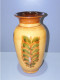 Delcampe - -JOLI GRAND VASE TERRE CUITE EMAILLEE VINTAGE COLLECTION DECO XXe    E - Vases