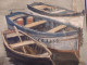 Delcampe - Tableau Les Barques Signé Guy Pennamen Peintre De Concarneau. - Autres & Non Classés