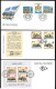 LOT 15 FDC Official Envelopes 1977 (Complete Set) Unc! - Covers & Documents