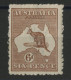 AUSTRALIE N° 42 Cote 35 € Neuf ** (MNH) Kangaroo 6 Pence Type A (filigrane II) Voir Description - Mint Stamps