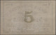 Deutschland - Länderscheine: Elsaß-Lothringen, Unter-Elsaß, 5 Mark, 25.10.1918, - Sonstige & Ohne Zuordnung