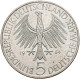 Bundesrepublik Deutschland 1948-2001: 5 DM 1955 G, Markgraf Von Baden, Jaeger 39 - Other & Unclassified