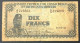BELGIAN CONGO & RUANDA URUNDI 1958 10 Francs Used Note - Banque Du Congo Belge