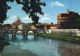 ITALY, LAZIO, ROME, ROMA, SAINT ANGELO BRIDGE AND CASTLE, PANORAMA - Bridges