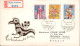 TCHECOSLOVAQUIE SERIE LETTRES FDC RECOMMANDEE "UNESCO" POUR LA FRANCE 1963 - Covers & Documents