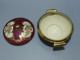 Delcampe - -POT COUVERT MINI SOUPIERE BONBONNIERE PORCELAINE De LIMOGES Dorure Fleurs    E - Limoges (FRA)