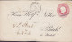 Baden Postal Stationery Ganzsache 3 Kr. Friedrich OBERKIRCH Cds. PRIVATE Print WOLFE NETTER BÜHL B. RASTATT Front ONLY ! - Postwaardestukken