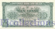 BELGIUM 10 FRANCS 1943 PICK 122 XF+ SERIES "A3" - 100 Francs