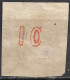 GREECE 1875-80 Large Hermes Head On Cream Paper 10 L Orange Vl. 64 - Oblitérés