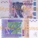 WEST AFRICAN STATES, IVORY COAST, 10000, 2022, Code A, PNew, UNC - États D'Afrique De L'Ouest