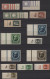 Deutschland: 1876/1945, Kleine Sammlung Von Marken Mit Anhängenden Leerfeldern A - Sammlungen
