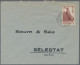 Saarland (1947/56): 1950/1958, Partie Von 38 Bedarfsbriefen Aus Firmenkorrespond - Lettres & Documents