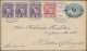 Guatemala - Postal Stationery: 1893/1898, Lot Of Four Commercially Used Envelope - Guatemala