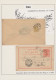 Delcampe - Iran: 1877/1908, Collection Of Eleven Covers/cards Arranged On Album Pages, Plus - Iran