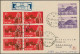 Israel: 1948/1965, Holding Of Apprx. 280 Entires With Commercial Mail And Philat - Lettres & Documents