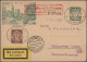 Air Mail - Germany: 1912/1944, Vielseitige Sammlung Von 48 Flugpost-Briefen/-Kar - Airmail & Zeppelin