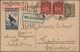 Delcampe - Air Mail - Germany: 1912/1944, Vielseitige Sammlung Von 48 Flugpost-Briefen/-Kar - Airmail & Zeppelin