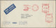 Delcampe - Air Mail - Germany: 1956/1990, Vielseitiger Posten Von Ca. 460 Briefen Und Karte - Poste Aérienne & Zeppelin