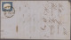 Italian States - Sardinia: 1860, April - September, 5 Folded Letters, All From B - Sardaigne