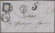 Italian States - Sardinia: 1860, April - September, 5 Folded Letters, All From B - Sardaigne