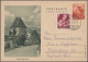 Liechtenstein: 1912-29/1953: Lot Mit 12 Gebrauchten Marken Und Einer GA, Dabei F - Collections