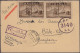 Delcampe - Poland: 1946/1952, Lot Of 15 Covers/cards Incl. Registered And Airmail, Commerci - Briefe U. Dokumente