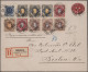 Sweden - Postal Stationery: 1891/1895, Lot Of Six Uprated Stationery Envelopes W - Postal Stationery