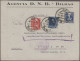 Spain: 1915/1939, Lot Of Nine Covers/cards, Incl. WWI Censored Mail, Civil War C - Otros & Sin Clasificación