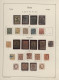 Turkey: 1863/1917, Mainly Used Collection On Ancient Album Pages, From 1st Issue - Oblitérés