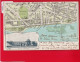 EASTBOURNE (Sussex) Map - The Pier - Publ. J. Bartholomew - Eastbourne Carte Géographique Ville Et Petite Photo 1903 - Eastbourne