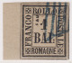 ASI ROMAGNE 1859 1 BAJ. BRUNO GRIGIO USATO FALSO FOURNIER CERTIFICATO - Romagne