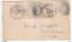 US Postal Stationery Postcard Travelled 1889 Austin, TX To New Orleans, LA UX9 Jefferson Bb161110 - ...-1900