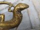 Delcampe - Sculpture Lézard Presse Papier Bronze Doré - Paper-weights