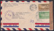 1930-H-81 CUBA REPUBLICA 1950 5c+20c AIRPLANE CENSORSHIP COVER TO AUSTRIA.  - Lettres & Documents