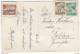 Yugoslavia Red Cross Postal Tax Stamp On New Year Greetings Postcard Travelled 1947 To Tr&#x17E;i&#x107; Bb170328 - Covers & Documents