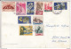 San Marino Multi Franked Postcard B170605 - Briefe U. Dokumente