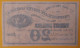 Confederate States 20 Dollars 1863 Coupon Money - Confederate (1861-1864)