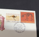 2-10-2023 (3 U 10) Australia FDC - 2001 - Salisbury Kangaroo Stamp - Dinosaur 22 Cents - Otros & Sin Clasificación