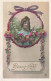 ENFANTS - Bonne Fête - Portrait D'une Fillette Dans Un Carde - Colorisé - Carte Postale Ancienne - Ritratti