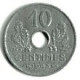 FRANCE / ETAT FRANCAIS / 10 CENTIMES / 1943 / ZINC / 1.51 G - 10 Centimes