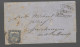 Baden,Nr.19,EF,Nr.10+ Bahnpost O -Bahnstation Bei Rheinfelden 11.Jan (1866) (240) - Lettres & Documents