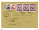 Romania Letter Cover Posted Registered 1957 Huedin To Siak B201101 - Storia Postale