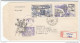 Space Stamps Registered Travelled 1967 Czechoslovakia To Luxembourg Bb160429 - Andere & Zonder Classificatie