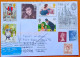 GREAT BRITAIN 2021, CORONA EPEDAMIC, COVER USED TO USA, 9 DIFF STAMP, SUPPORT MENTAL HEALTH FOR CHILDREN, QUEEN, POLICE, - Unclassified