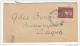 Yugoslavia Letter Cover Travelled 1950 Valjevo To Zagreb Bb161011 - Briefe U. Dokumente