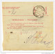 Yugoslavia Kingdom SHS 1928 Sprovodni List - Parcel Card Kreka - Split Bb151204 - Sonstige & Ohne Zuordnung