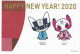 2019 Entier Postal Carte De Voeux 2020: Les Mascottes Des Jeux Olympiques De Tokyo 2020 - Summer 2020: Tokyo
