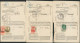 Administration Des Postes (n°17) - Correspondance Réexpédiées X10 émission Pellens. Sélection De Cachet, à Examiner ! - 1912 Pellens