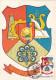 COAT OF ARMS, BOTOSANI TOWN, CM, MAXICARD, CARTES MAXIMUM, 1980, ROMANIA - Andere & Zonder Classificatie